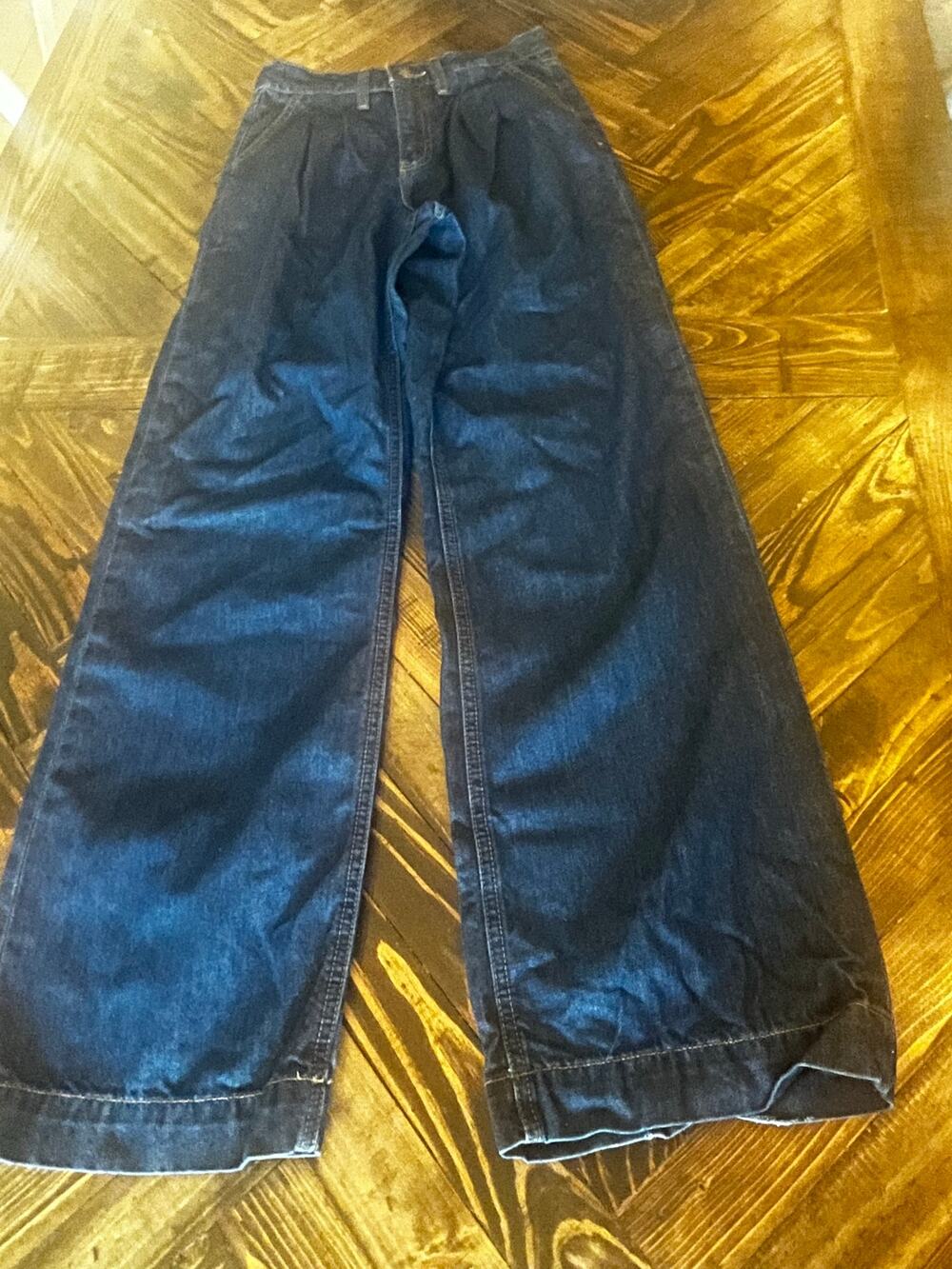 Ariat Real Ultra High Rise Wide Leg Western Cowgirl Jeans Women 25L Aztec Fringe